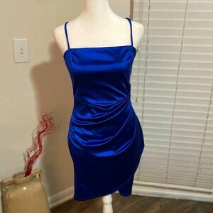 Windsor Royal Blue Mini Dress NWT Large